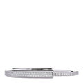18K White Gold Diamond Tiffany Lock Bangle Pave Bracelet