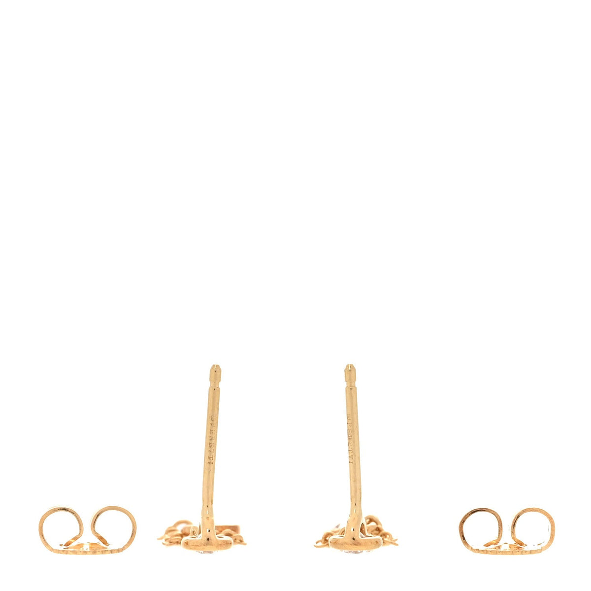 18K Yellow Gold Diamond .39ctw Elsa Peretti Diamonds by the Yard Drop Earrings
