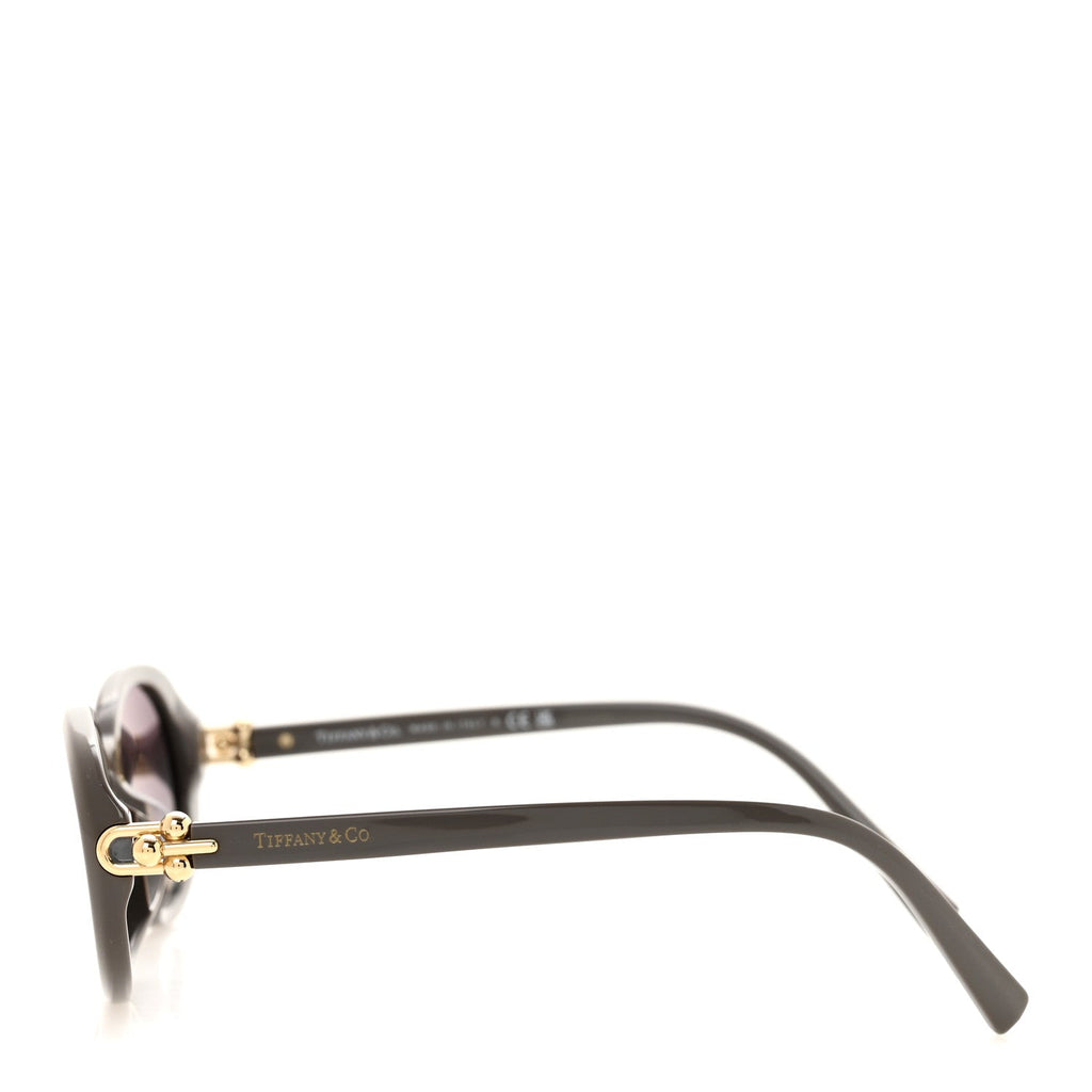 Acetate HardWear Oval Sunglasses TF4242D Milky Brown
