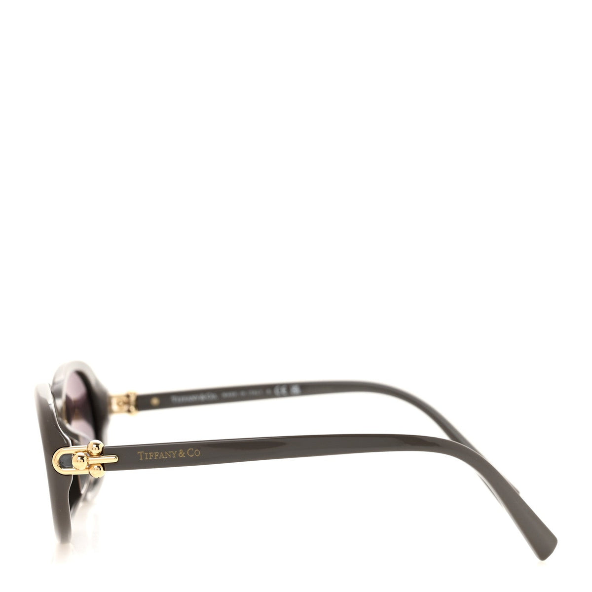 Acetate HardWear Oval Sunglasses TF4242D Milky Brown