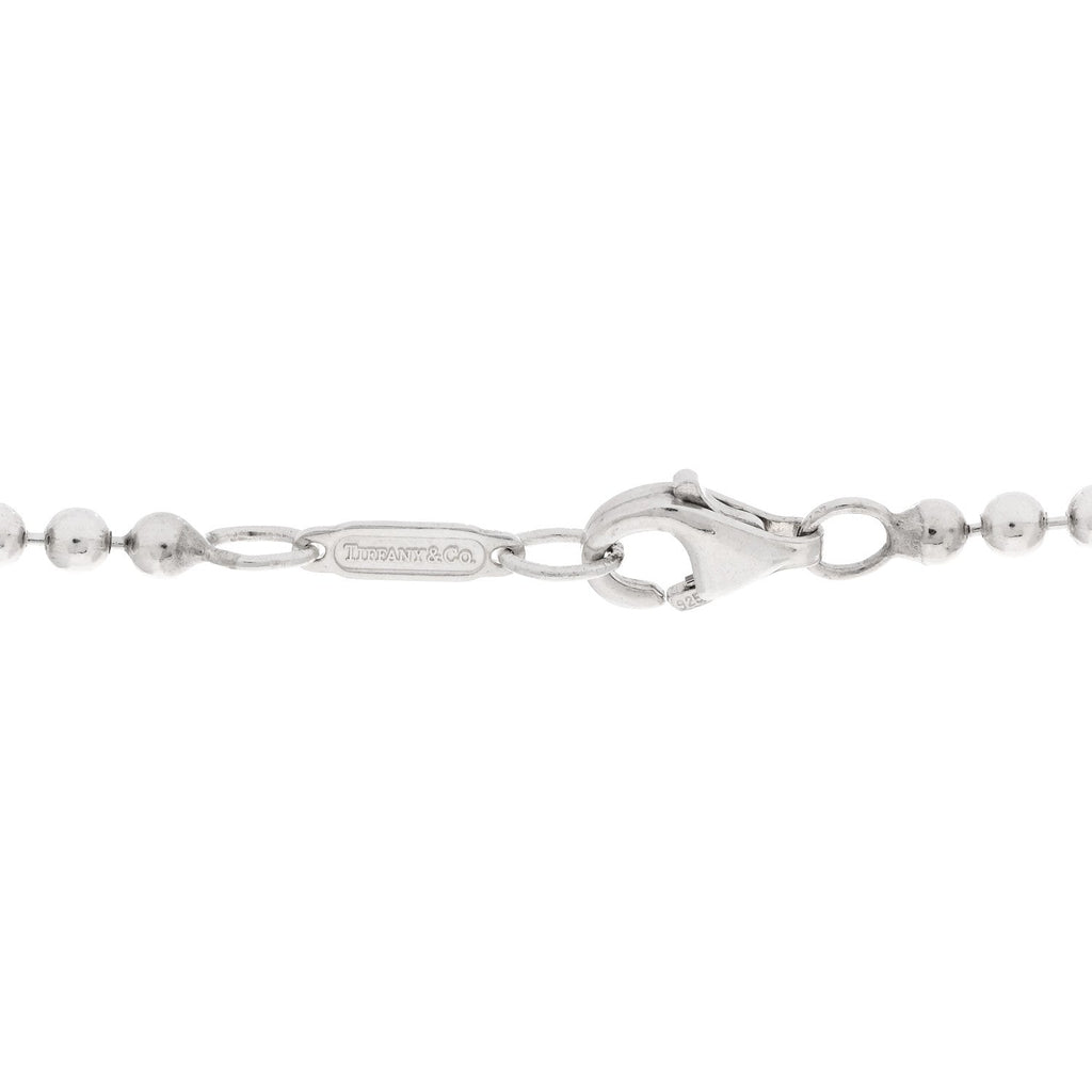 Sterling Silver Atlas Dog Tag Necklace