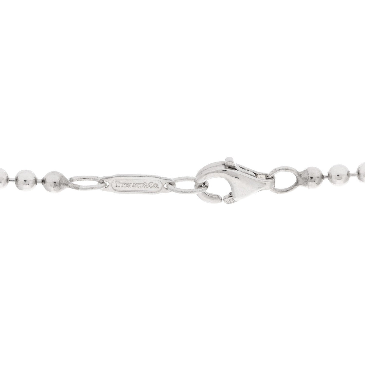 Sterling Silver Atlas Dog Tag Necklace