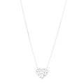 Sterling Silver Paloma Picasso Olive Leaf Heart Pendant Necklace