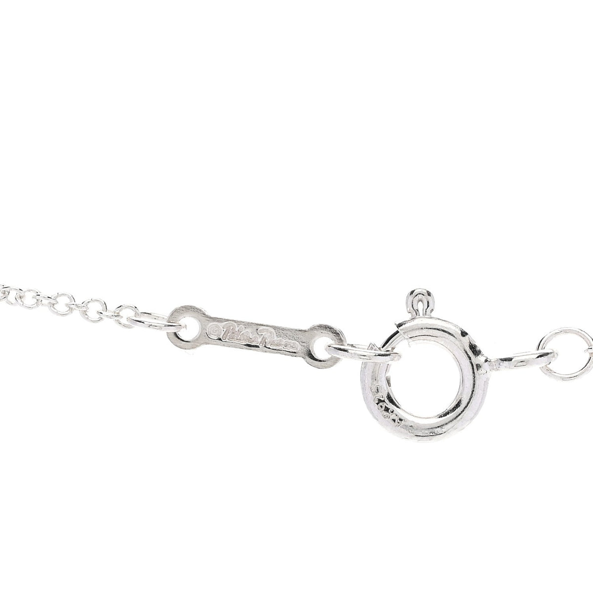 Sterling Silver Paloma Picasso Olive Leaf Heart Pendant Necklace
