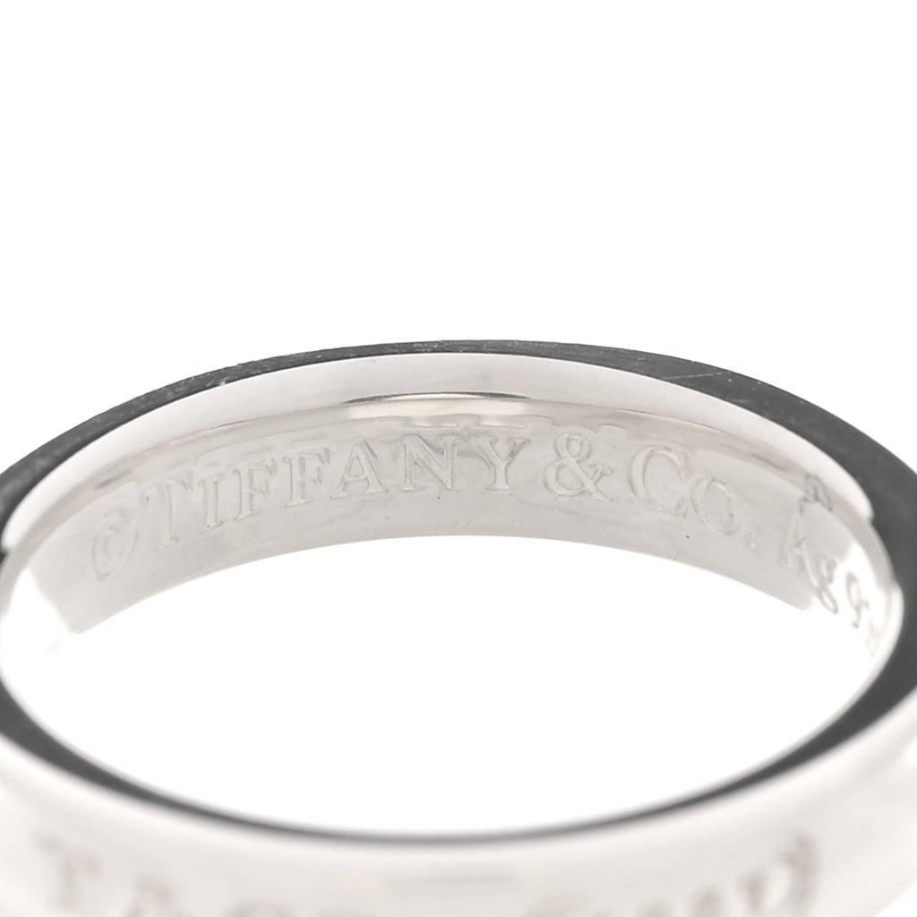 Sterling Silver Narrow 1837 Band Ring 49 5