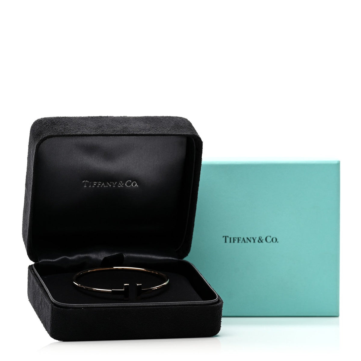 18K Rose Gold T Wire Bracelet