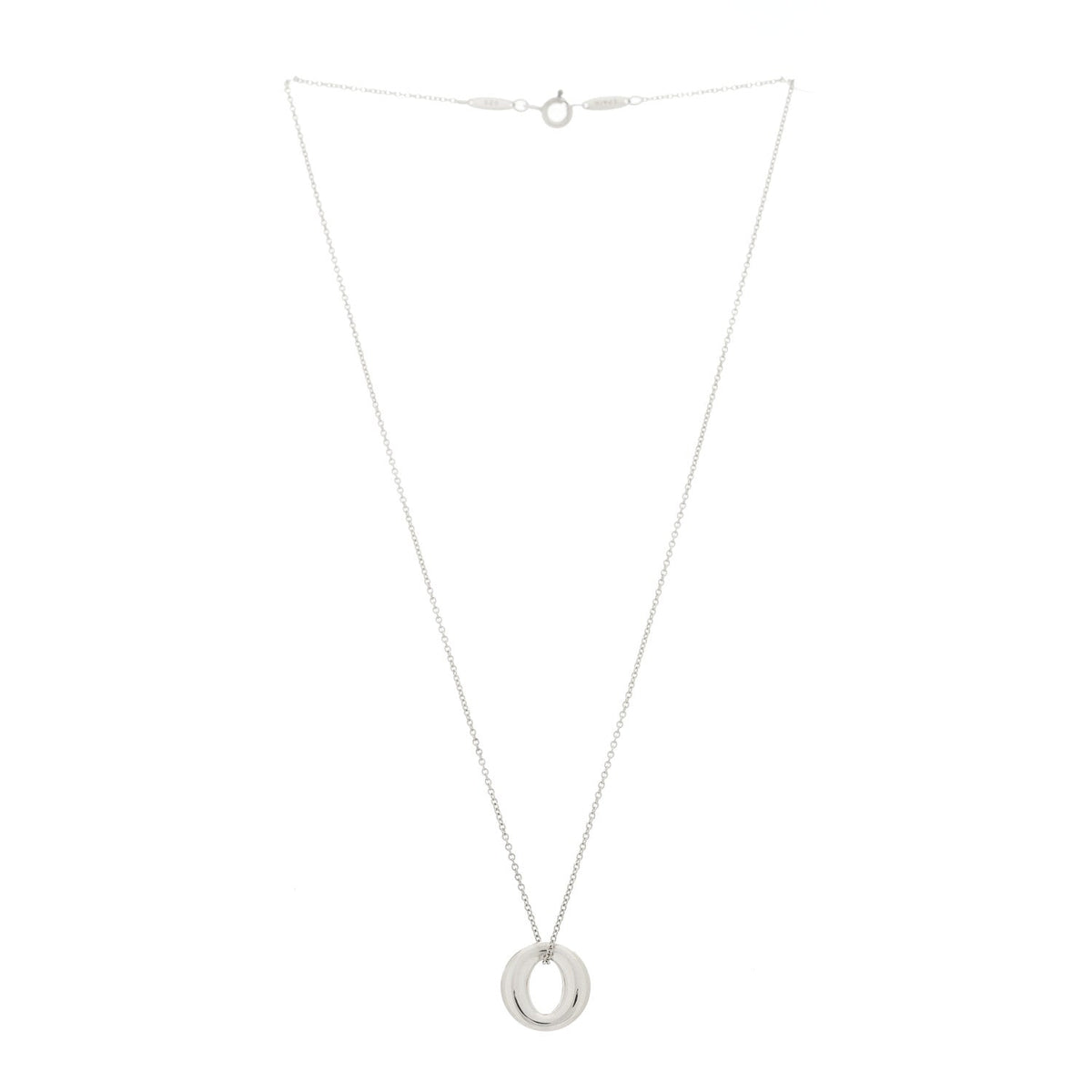 Sterling Silver Elsa Peretti Sevillana Pendant Necklace