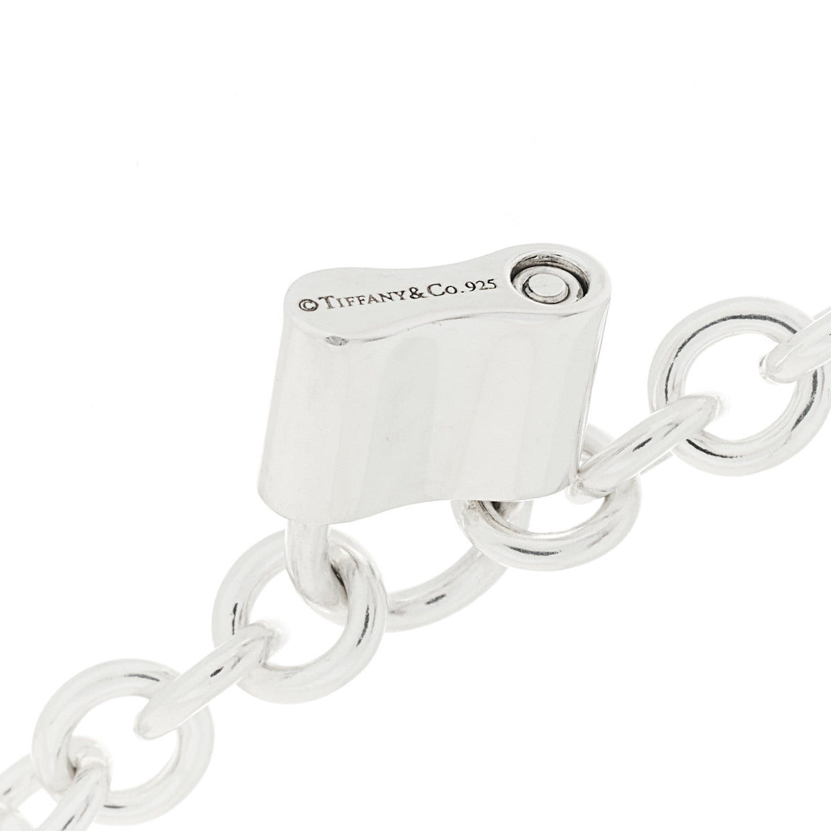 Sterling Silver 1837 Lock Charm Necklace