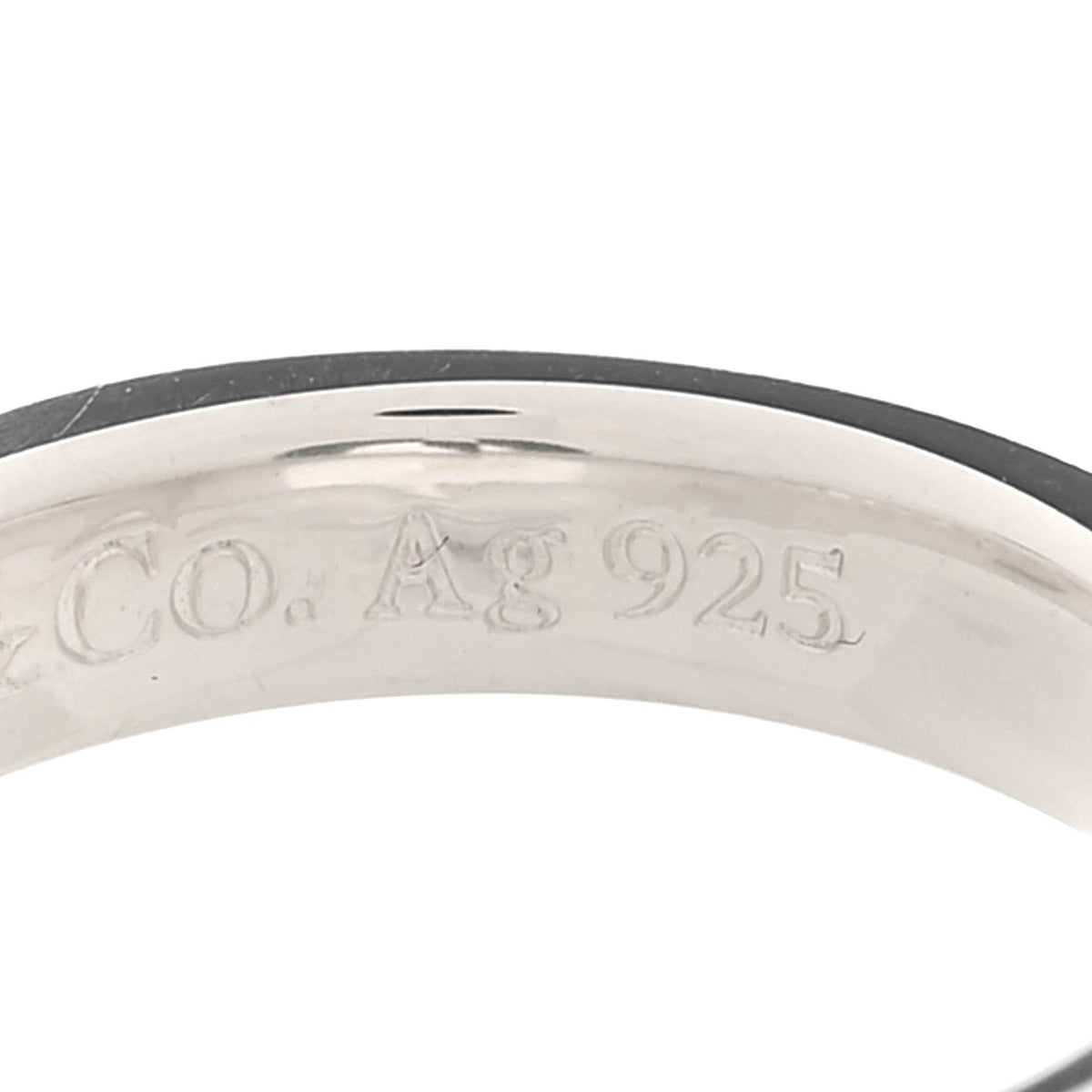 Sterling Silver Narrow 1837 Band Ring 49 5