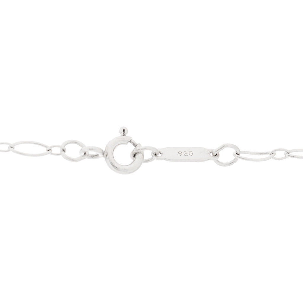 Sterling Silver Large Filigree Heart Lock Key Pendant Necklace