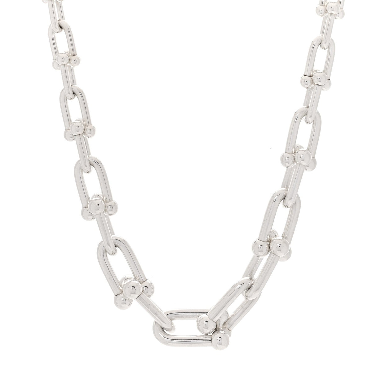 Sterling Silver HardWear Graduated Link Necklace