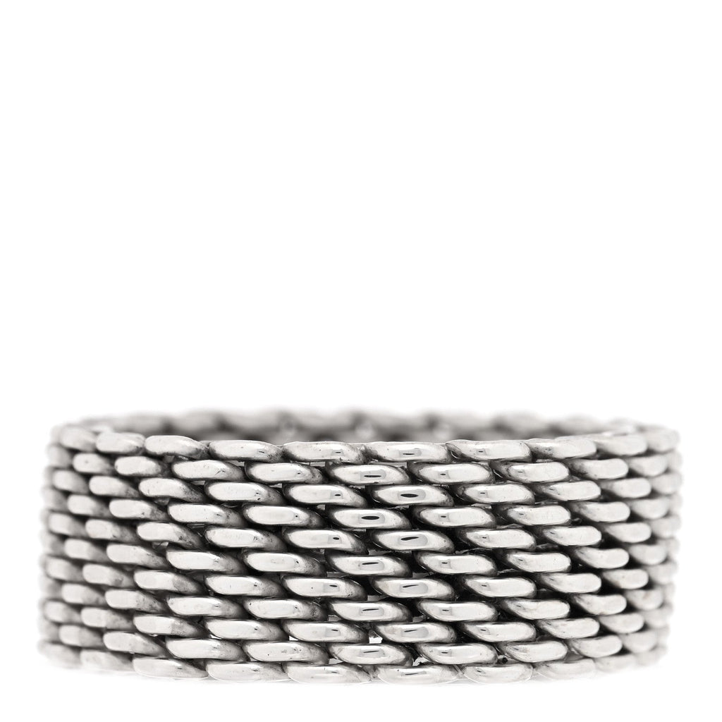 Sterling Silver Somerset Mesh Ring 70 13