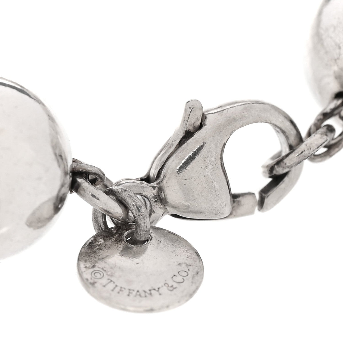 Sterling Silver 10mm Hardwear Ball Bracelet