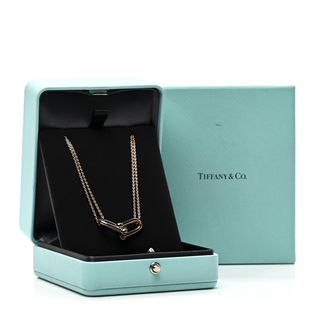 18K Rose Gold HardWear Double Link Pendant Necklace