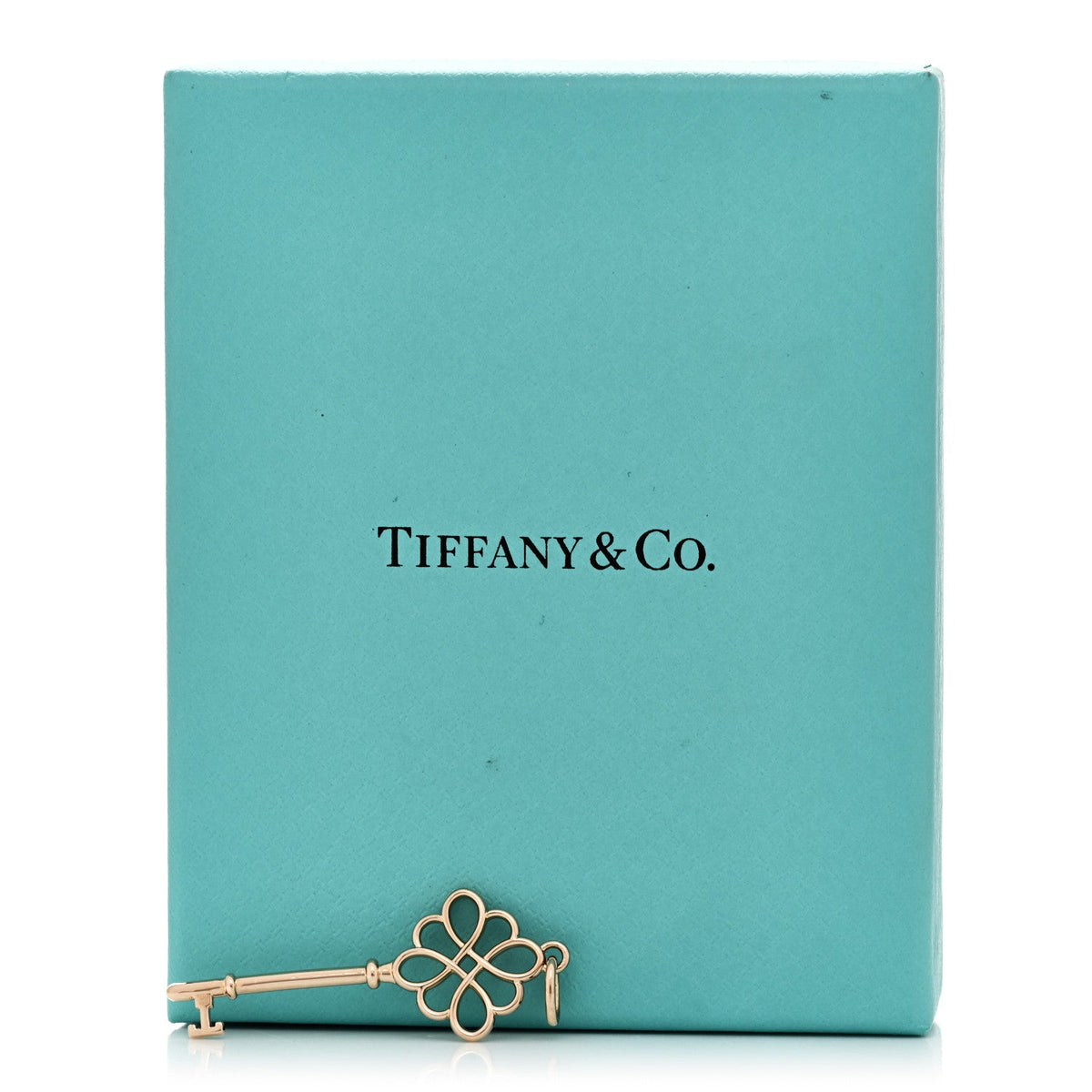 18K Rose Gold Knot Key Pendant