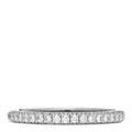 Platinum Diamond Grace Half Circle Wedding Band Ring 50 5.5
