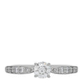 Platinum Diamond  .24ct Harmony Round Brilliant Engagement Ring 47 4