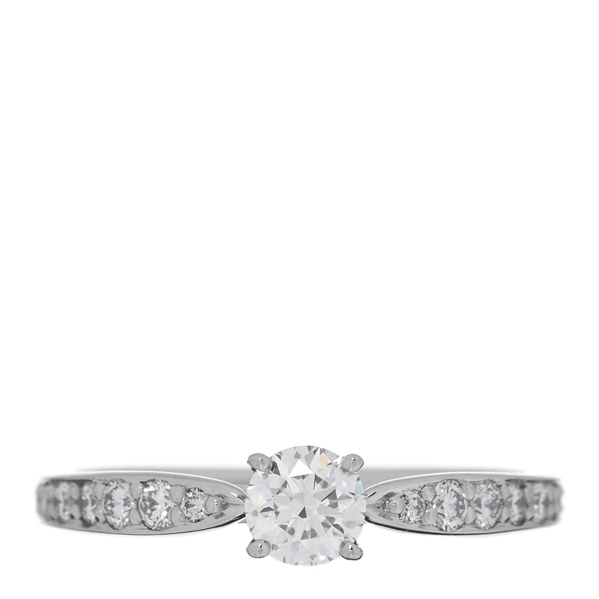 Platinum Diamond  .24ct Harmony Round Brilliant Engagement Ring 47 4