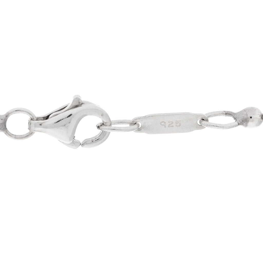 Sterling Silver Atlas Dog Tag Necklace