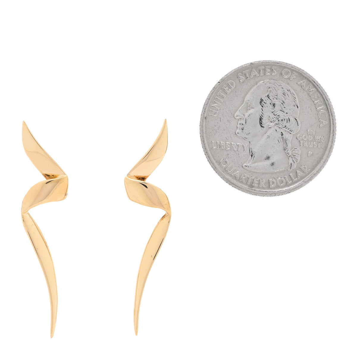 18K Yellow Gold Paloma Picasso Chrysalis Earrings