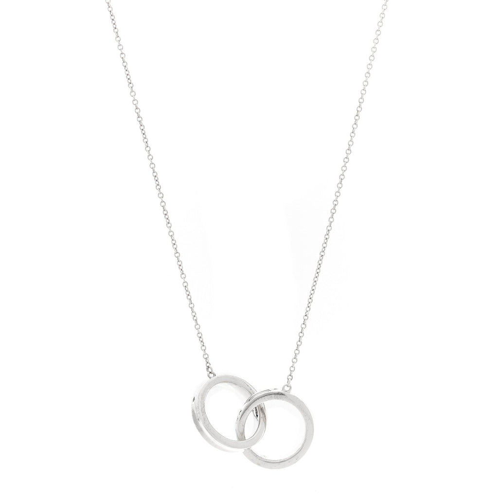 Sterling Silver 1837 Interlocking Circles Pendant Necklace