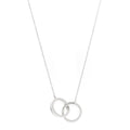 Sterling Silver 1837 Interlocking Circles Pendant Necklace