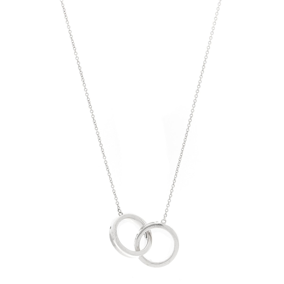 Sterling Silver 1837 Interlocking Circles Pendant Necklace