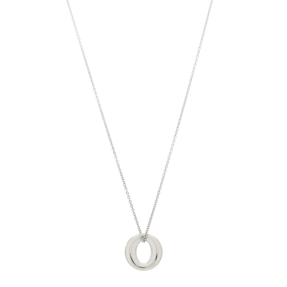 Sterling Silver Elsa Peretti Sevillana Pendant Necklace