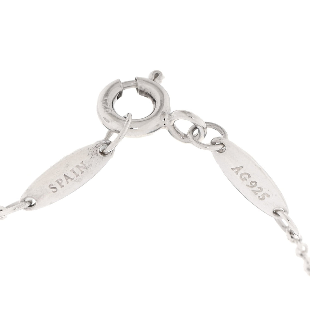 Sterling Silver Diamond Elsa Peretti Diamonds by the Yard Open Heart Bracelet