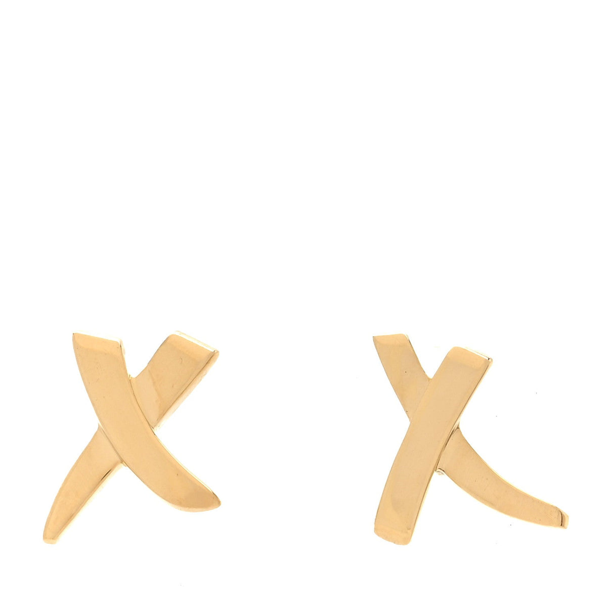 18K Yellow Gold Paloma's Graffiti X Earrings