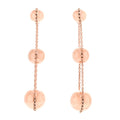 18K Rose Gold Hardwear Triple Drop Earrings