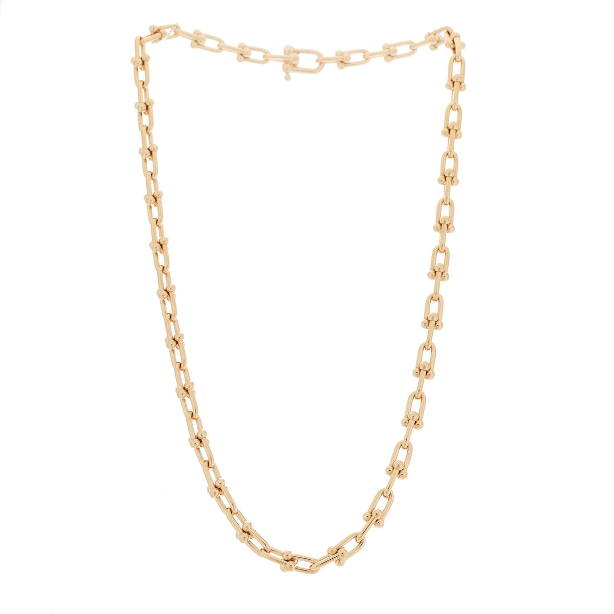 18K Rose Gold Small HardWear Link Necklace
