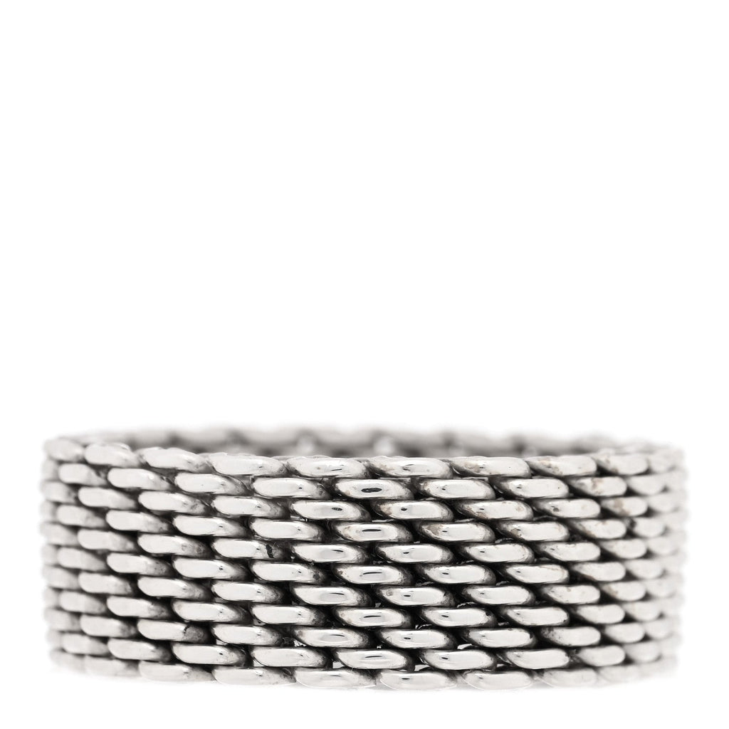 Sterling Silver Somerset Mesh Ring 70 13