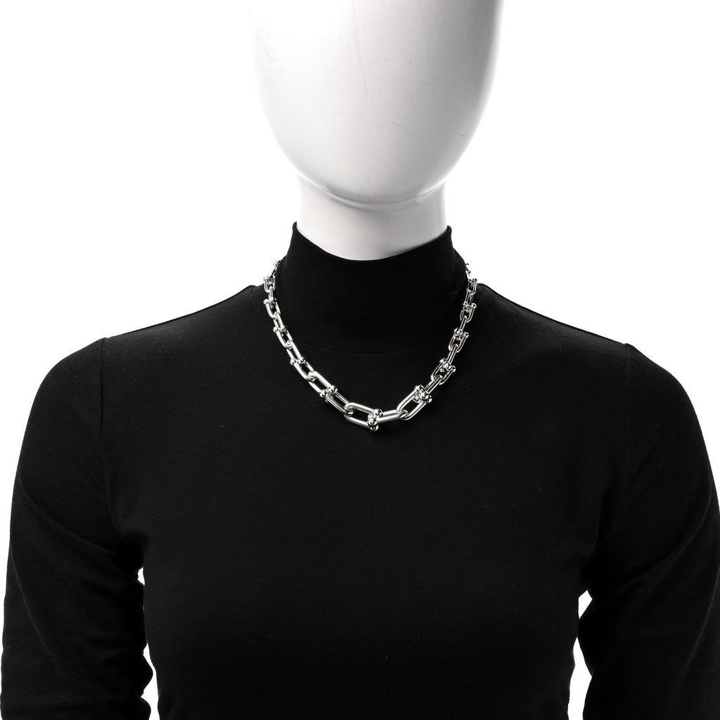 Sterling Silver HardWear Graduated Link Necklace