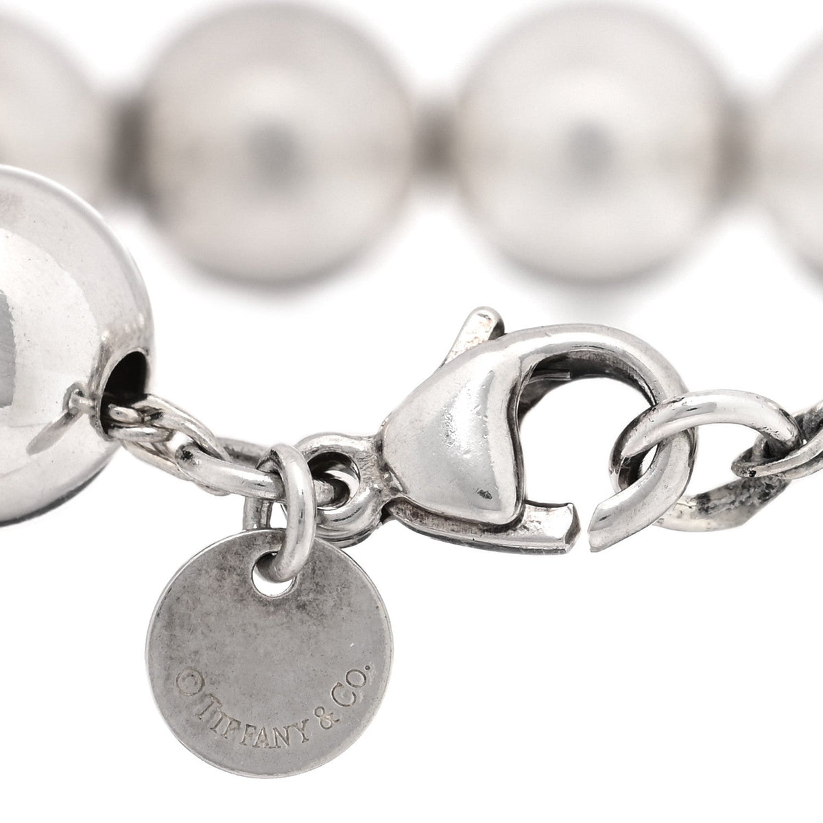 Sterling Silver 10mm Hardwear Ball Bracelet