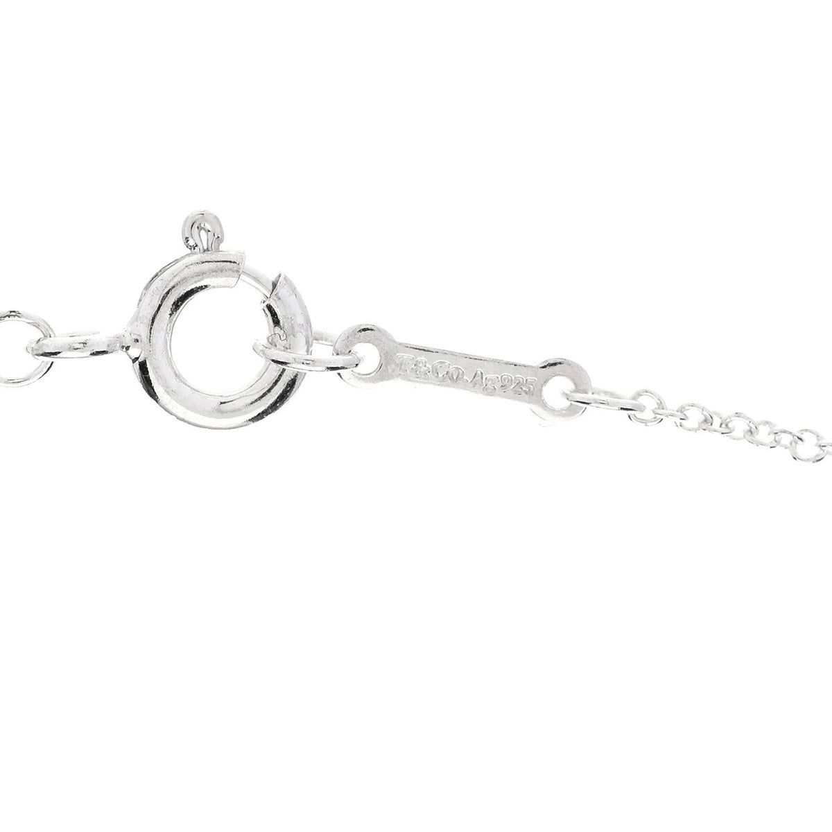 Sterling Silver Paloma Picasso Olive Leaf Heart Pendant Necklace