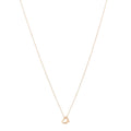 18K Rose Gold 7mm Elsa Peretti Open Heart Pendant Necklace