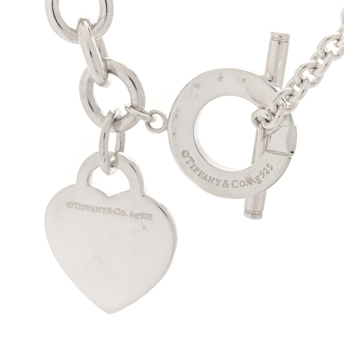 Sterling Silver Return to Tiffany Heart Tag Toggle Necklace