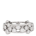 Platinum Diamond Bubble Band Ring 57 8