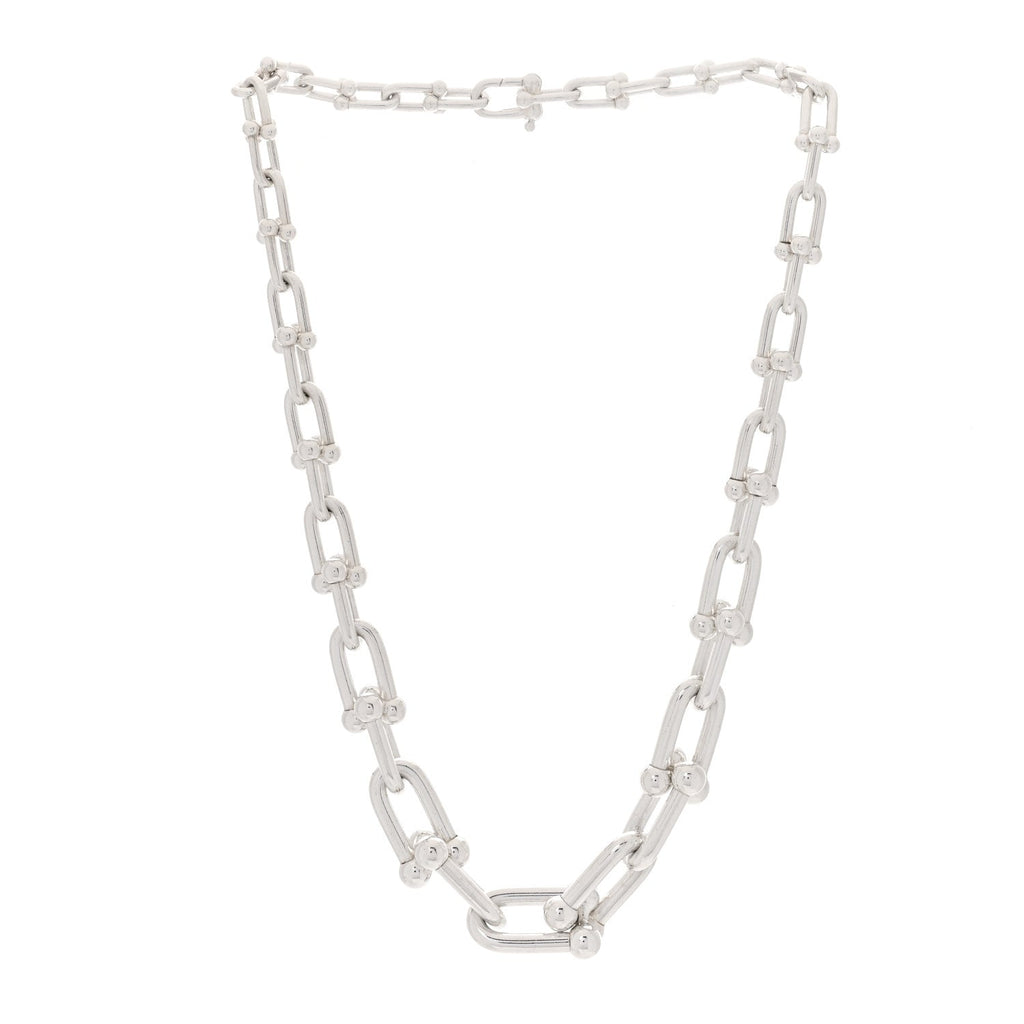 Sterling Silver HardWear Graduated Link Necklace