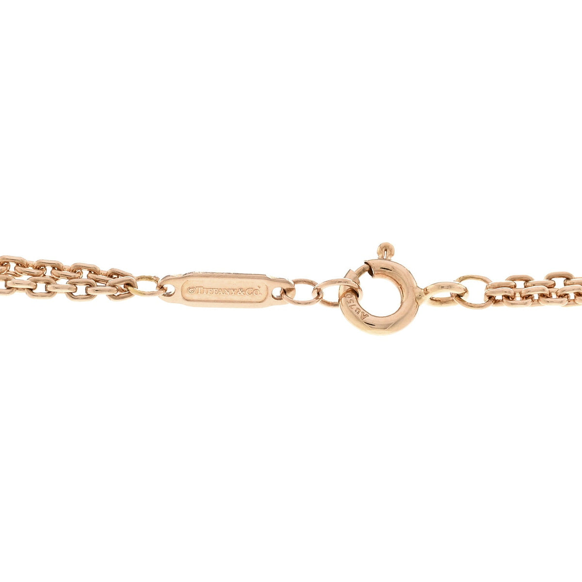 18K Rose Gold HardWear Double Link Pendant Necklace