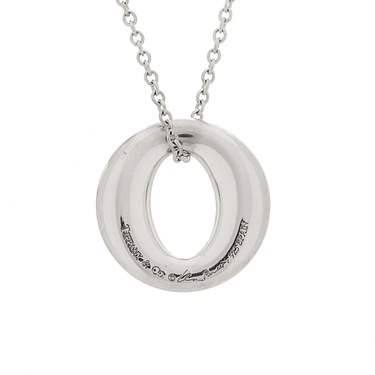 Sterling Silver Elsa Peretti Sevillana Pendant Necklace