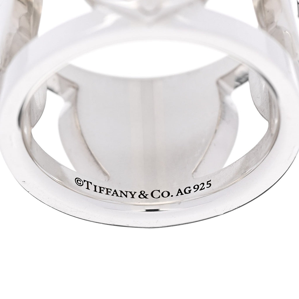 Sterling Silver Return to Tiffany Heart Wide Band Ring 47 4