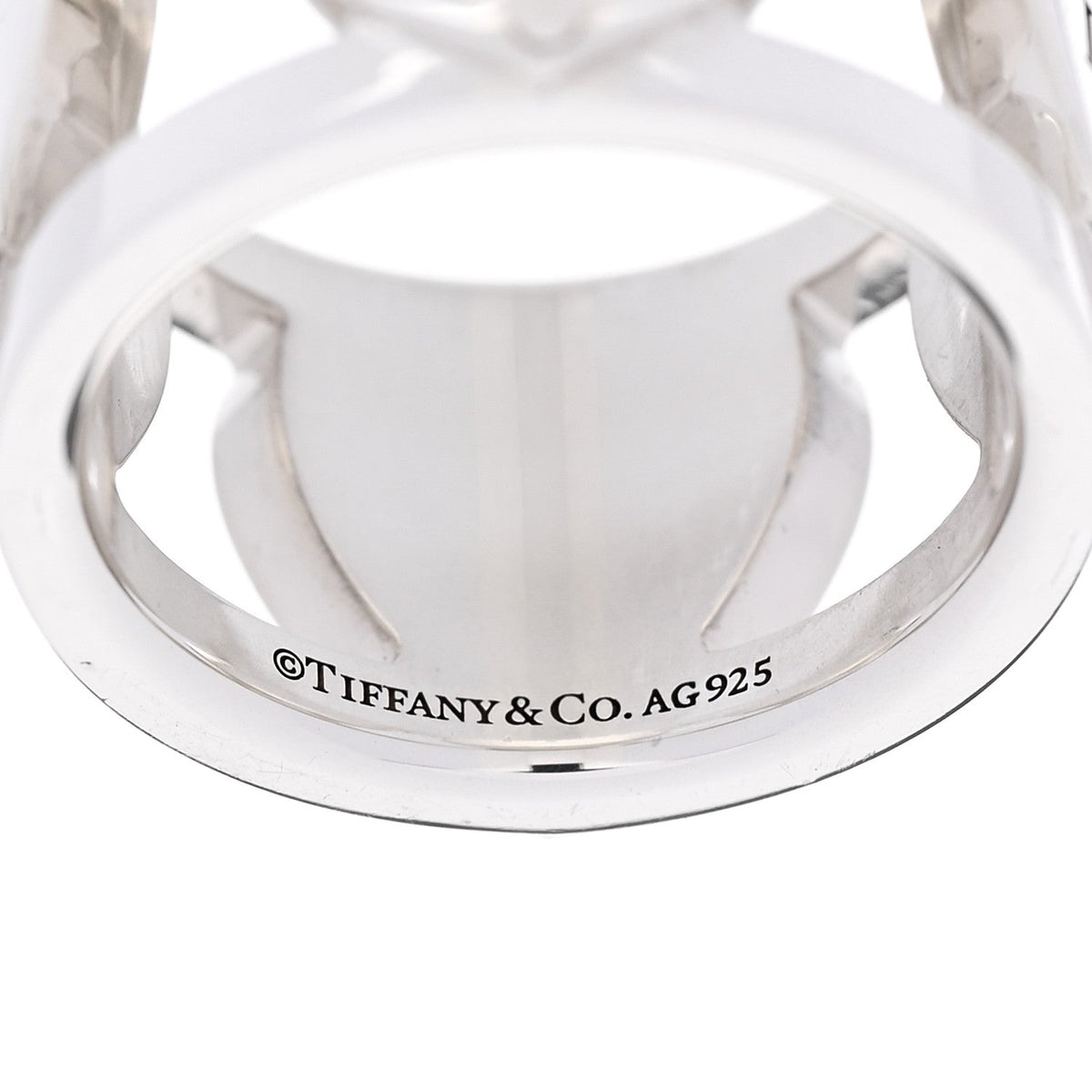 Sterling Silver Return to Tiffany Heart Wide Band Ring 47 4