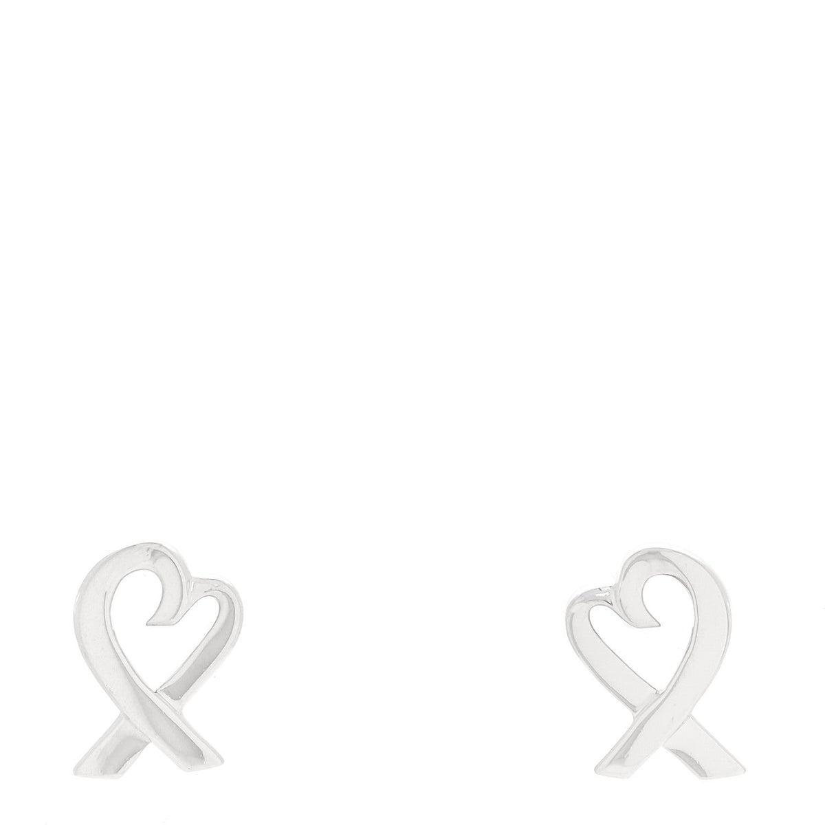 Sterling Silver Paloma Picasso Loving Heart Earrings