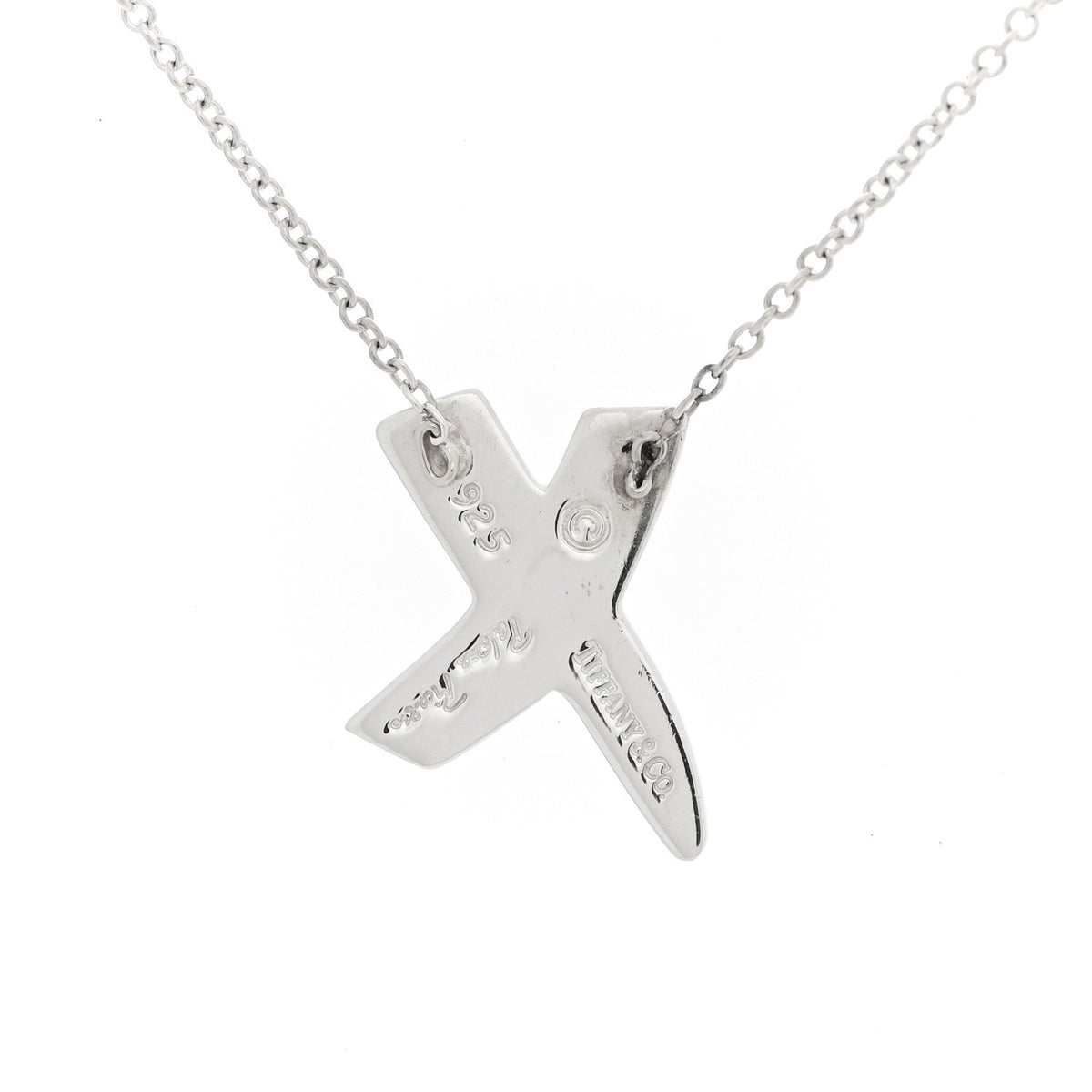 Sterling Silver Paloma Picasso Graffiti X Pendant Necklace