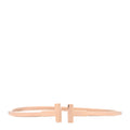 18K Rose Gold T Wire Bracelet