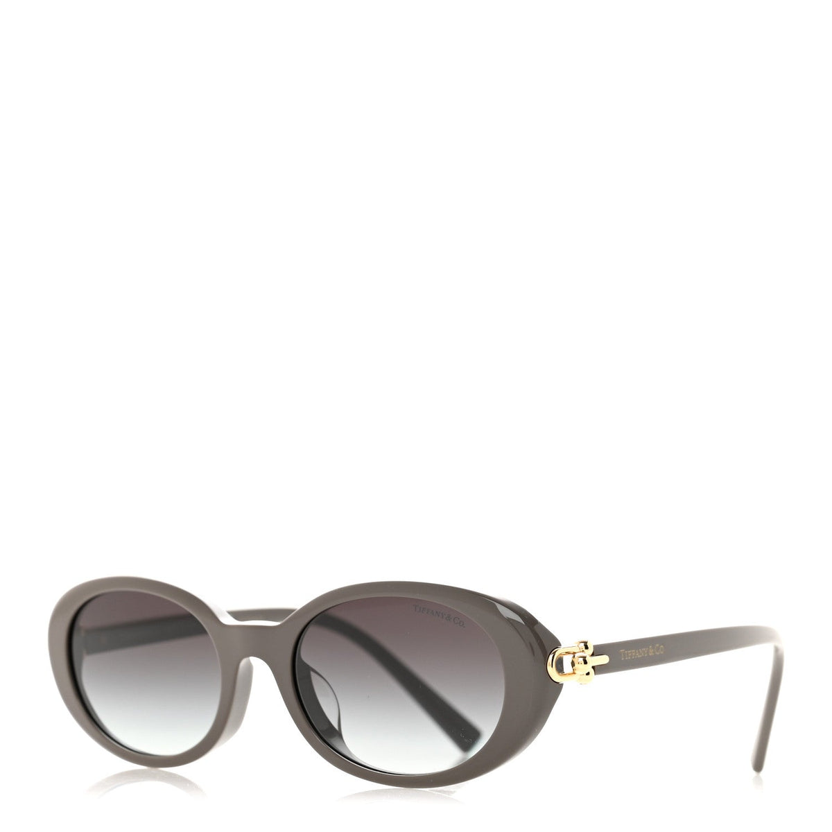 Acetate HardWear Oval Sunglasses TF4242D Milky Brown