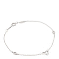 Sterling Silver Diamond Elsa Peretti Diamonds by the Yard Open Heart Bracelet