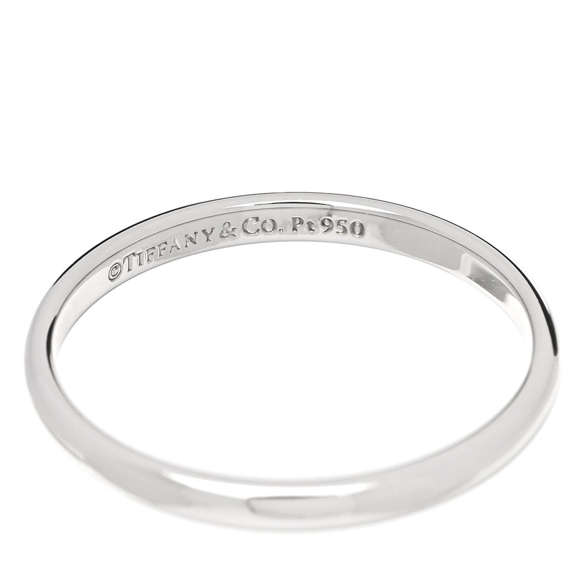 Platinum 2mm Forever Wedding Band Ring 51 5.75